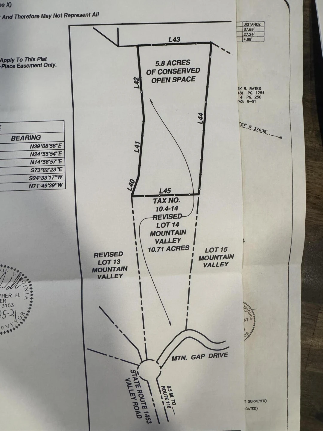 LOT 14 VALLEY RD