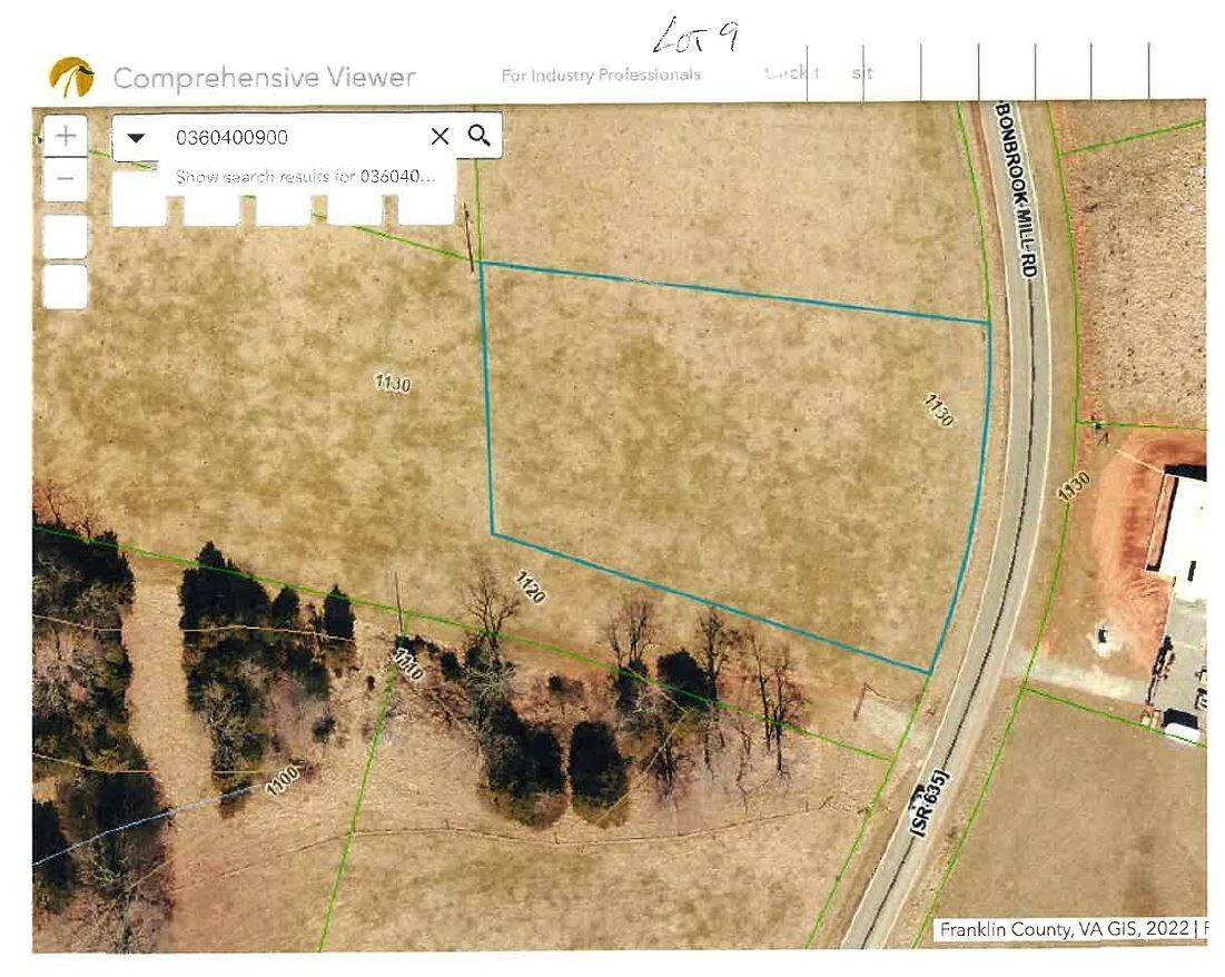 Lot 9 Bonbrook Mill RD